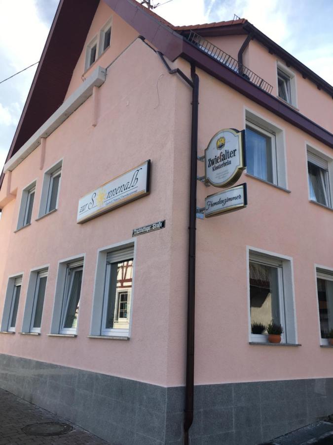 Zur Sonnenalb Hotel Sonnenbuhl Luaran gambar